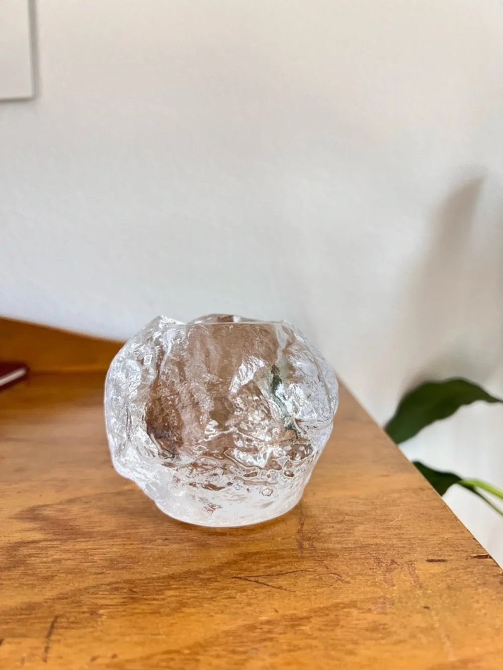 Kosta Boda Snowball Crystal Votive Candle Holder‎ 3